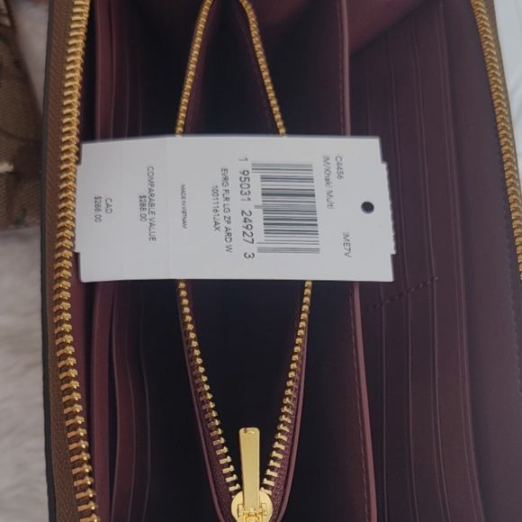 ✅ Coach 3 SET Designer Shoulder Bag P urse Wallet Wristlet NWT - Picture 7 of 15